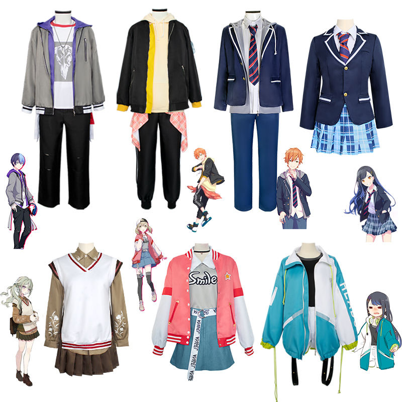 World Project Shirakami Ayumu Cosplay Costume, Saotome Nene, Xiaodouze Xinwu, Dongyun Zhangren Cosplay, Aoyagi Dongmi World Project Shirakami Ayumu Cosplay Costume, Saotome Nene, Xiaodouze Xinwu, Dongyun Zhangren Cosplay, Aoyagi Dongmi