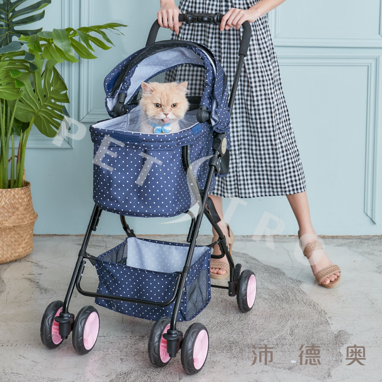 Pedeo Petstro Pet Stroller 410P-Xiao Jingteng Favorite Model Light Cat and Dog Stroller