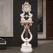 Floor clock Living room clock Eurostyle seat clock brief Fashion Watch Large Swing Piece Home Desk Bell Standing Clock Art Sitting Clock