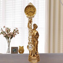 Living Room Fashion Great Desk Clock Creative Clock Brief Seat Bell Goddess Clock Eurostyle Sitting Bell American Swing Art Bell