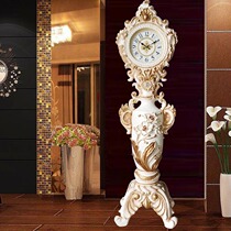 Grandstand clock living room European-style villa decoration clock large table clock silent clock American large standing clock floor clock