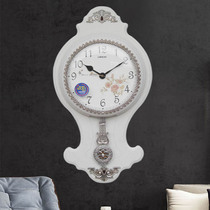 Wall clock living room home fashion personality creative simple mute wall clock wall clock large art European American clock
