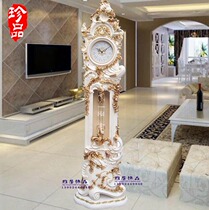 Lisheng living room standing clock clock floor clock European-style silent creative clock classical art home clock idyllic Big