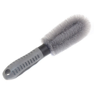 Car Hub Brushed Steel Ring Brushed Carpet Brush Footbed Brushed Back-up Case Cushion Brush Tire Brushed Soft Handle Multipurpose Cleaning Brush