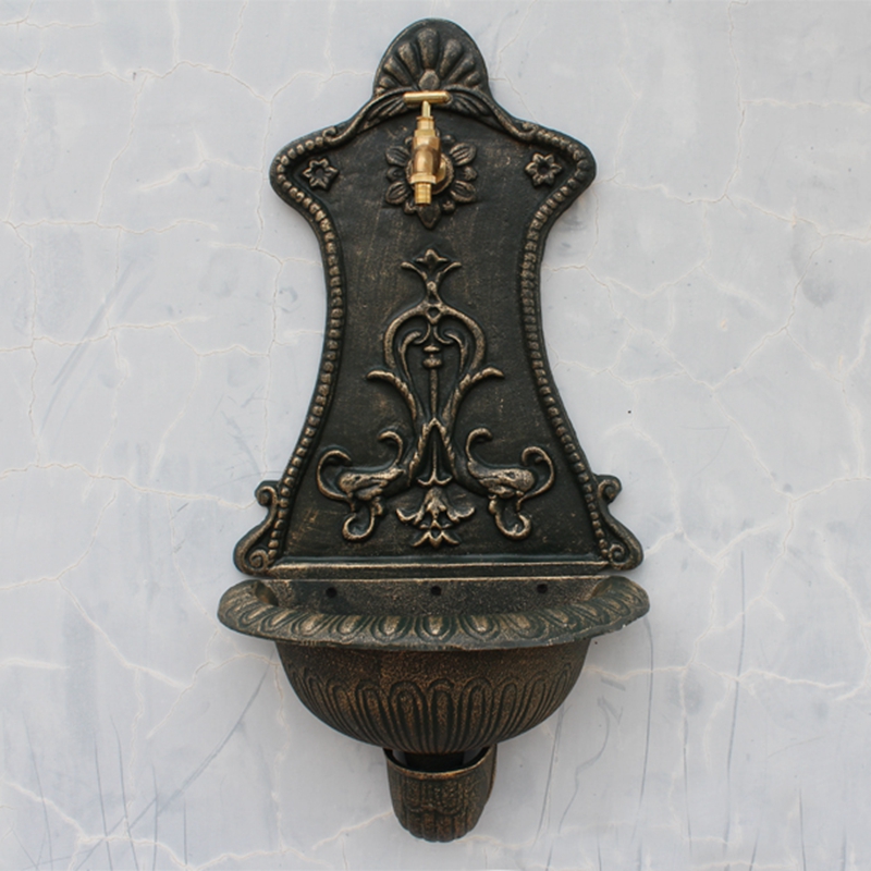 Eurostyle Palace Aristocratic Cast-iron Sink Patio Wash Basin Washbasin Home Furnishing Decoration Wall Decoration Craft Gift Hem