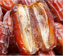 Special grade dates Dubai UAE Saudi no-wash Xinjiang specialty fresh candied dates natural big black dried dates 500g