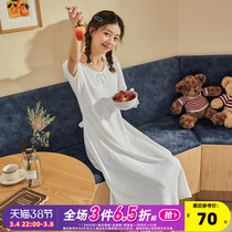 Tang Lion 2020 autumn new dress womens white first love style design sense niche long skirt is thin and high temperament