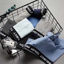 Tang Lion underwear mens cotton boxer pants loose version comfortable student youth breathable trend pants mens boxer underwear