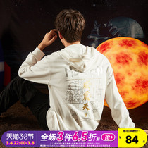 Transformers co-brand] Tang Shi 2020 autumn new sweatshirt mens hooded loose pullover hood ins tide brand