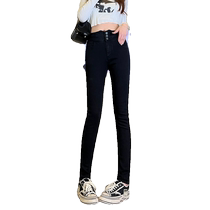 Tangshi Spring and Autumn New Jeans Womens High Waist Leggings Elastic Slim Fit Versatile Classic Pints
