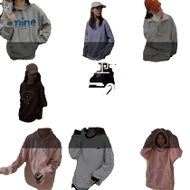 (RMB159  2 pieces) yoe sweater womens jacket clear cabin sports spring loaded dopamine plus suede cardiovert blouse