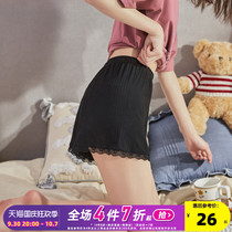 Tang Shi 2021 spring summer new safety pants womens anti-light non-curly leggings shorts can be worn with loose lace