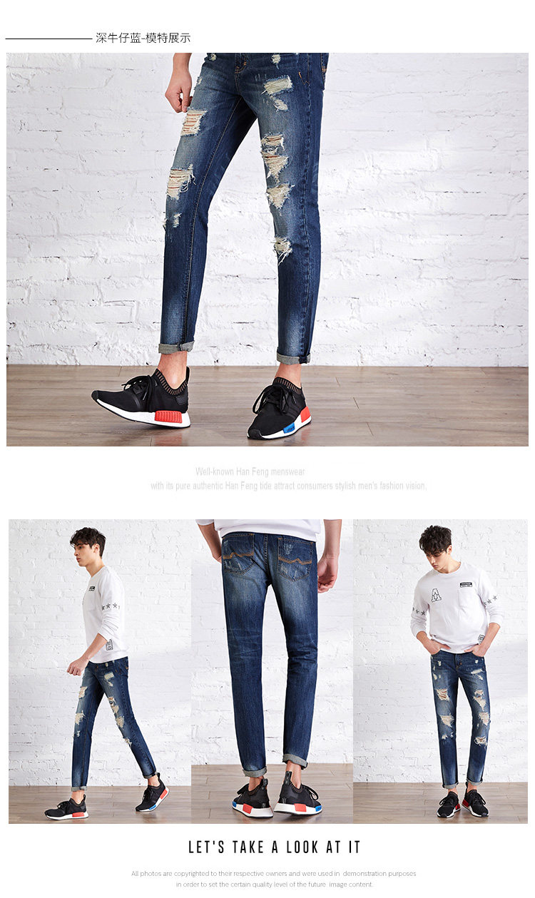 Jeans pour jeunesse coupe droite TONLION pour printemps - Ref 1479771 Image 18