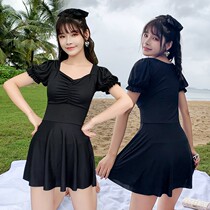 Swimsuit Woman Conjoined Veil slim Sexy with small breasts for a flat corner skirt-style summer beach holiday bathing suit