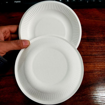 White paper plate paper dish childrens painting painting graffiti disposable paper plate cake plate kindergarten handmade material