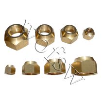 Air conditioning copper joint 2 points 3 points 4 points 5 6 inch copper nut nut nut copper pipe wire cap