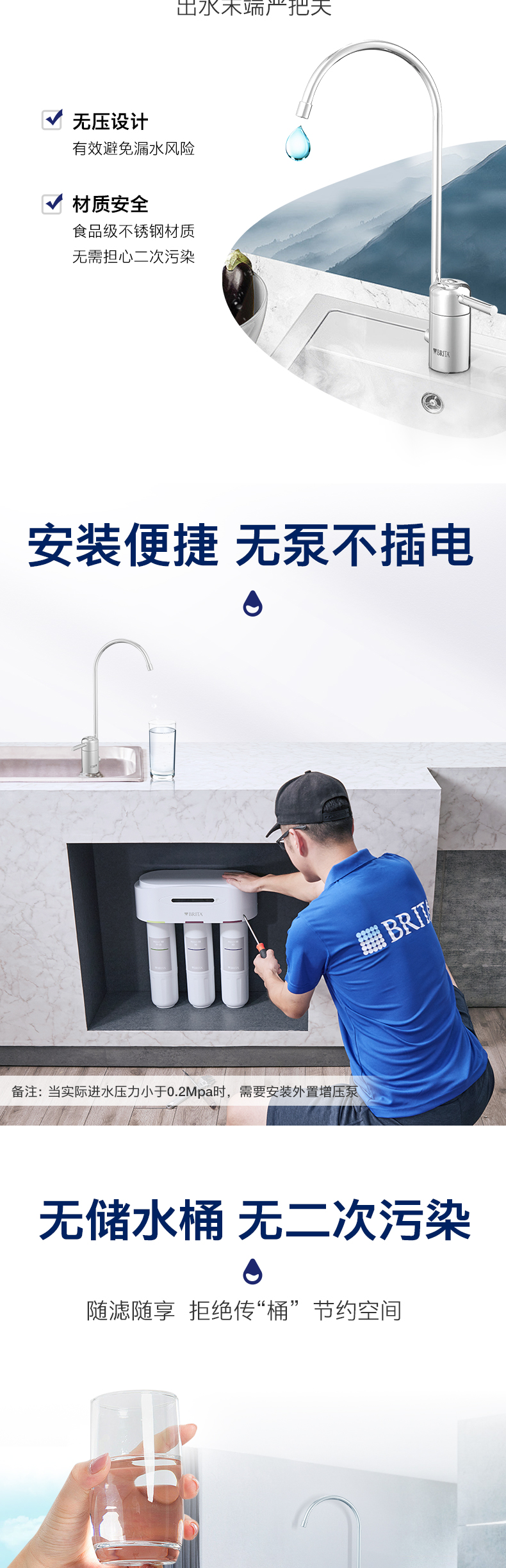 碧然德 mypureR8 双反渗透纯水机  1000G大通量 图6