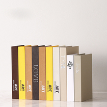 Modern minimalist simulation book proxies Nordic living room study rack ornaments home soft decorations clearance fake books