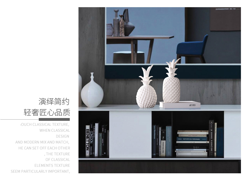 I and contracted between ceramic pineapple furnishing articles home sitting room dining - room example clothing store decoration decoration restaurant