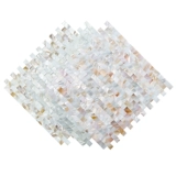 KASARO Натуральная раковина 15*30 Длинные полоски плотно подходящих мозаики самоклеящаяся керамическая плит