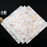 KASARO Натуральная раковина 15*30 Длинные полоски плотно подходящих мозаики самоклеящаяся керамическая плит