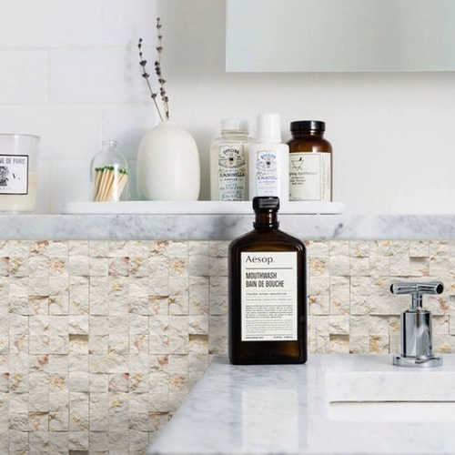 KASARO Американская стиля нарезанная каменная мозаичная наклейка