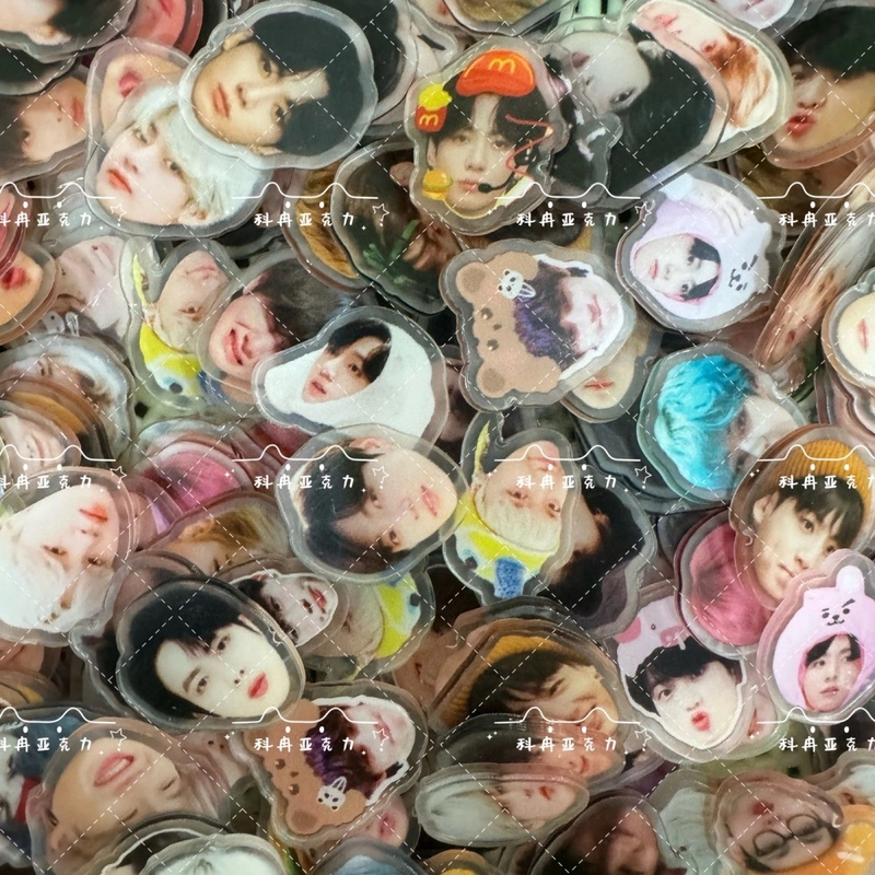 Bts Concert Acrylic Merchandise Shaker Support Plate Handmade Hairpin Burger Cart