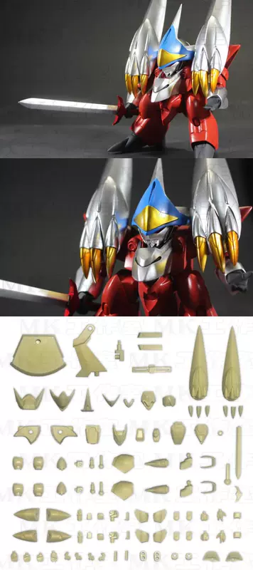 Sản phẩm hoàn thành tại chỗ Xinxing Longshen Pill GK chế độ trắng Kiểu ranh giới vũ trụ Kiểu MK - Gundam / Mech Model / Robot / Transformers