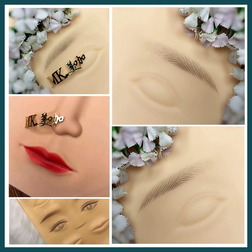 Подлинные татуировки полуманментные тренировочные татуировки бровей, кремовые бровей для бровей, красивые зрачки, красивые зрачки, чистые растения легко раскрашивать