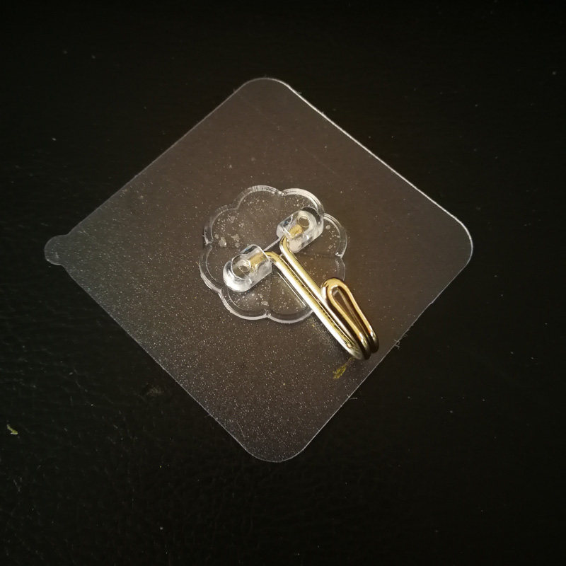 Home department store Hanging things on the wall with hook hook hook hook hook Transparent material decorative lantern pull flower accessories