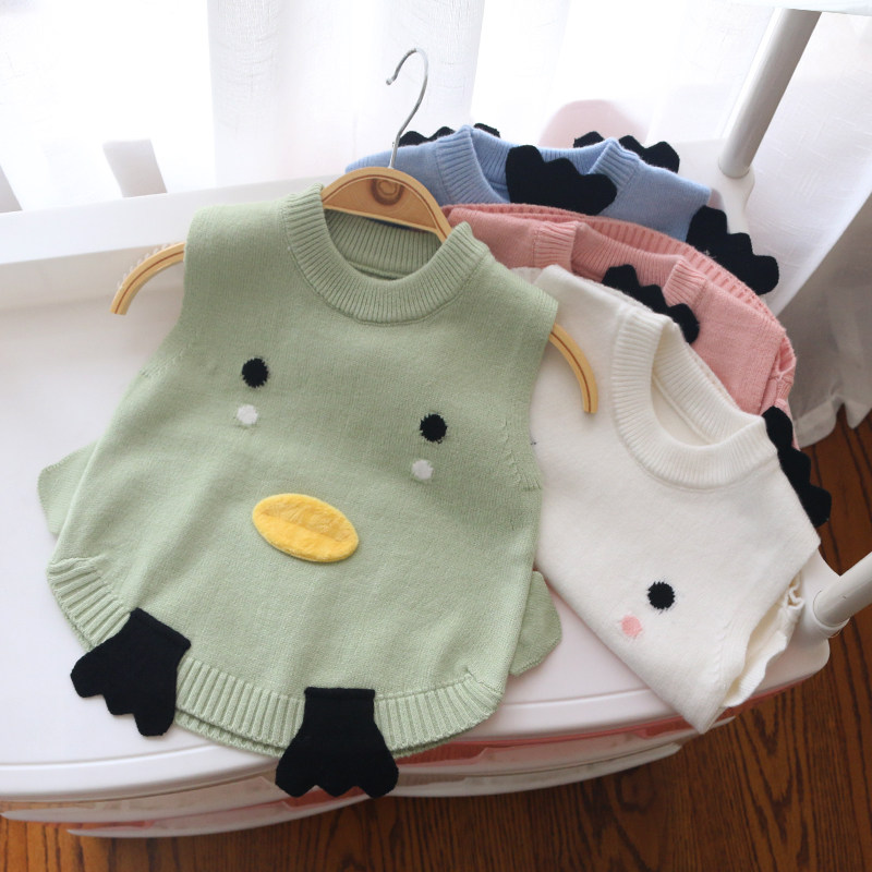 Children's clothing 2020 Fall new Korean version Children's foreign pie 100 hitch weaselwear outside wearing waistcoat with waistcoat for baby