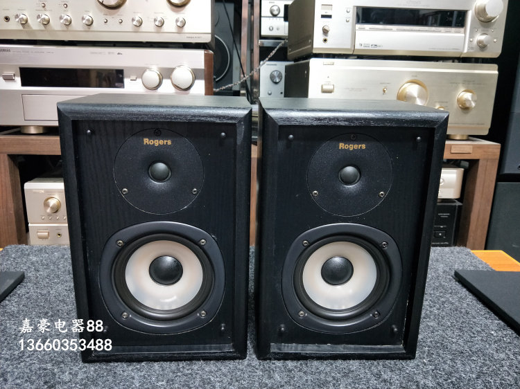 Rogers Le Jazz GS1 speaker fever small bookshelf speaker original imported second-hand black