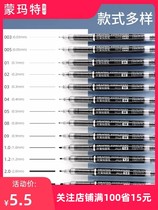 Montmartre syringe pen professional straight liquid black quick-drying painting water-based signature pen art sketching large capacity