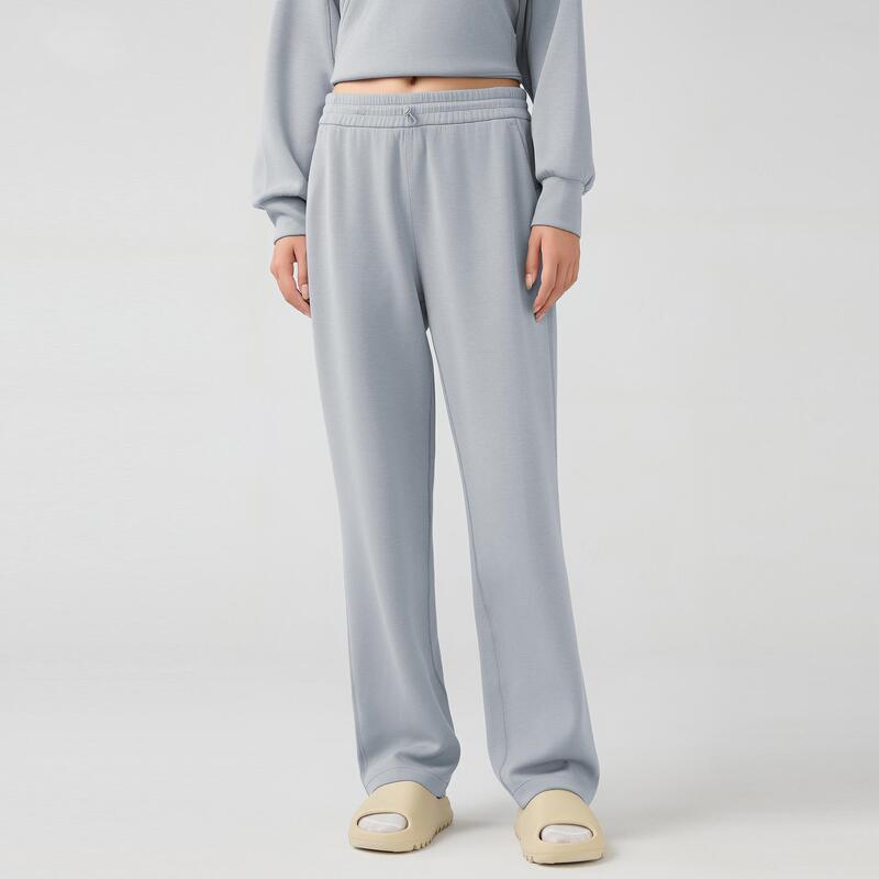 Similar Style Sports Wide-Leg Pants, Air Layer Straight-Leg Pants, Casual Versatile High-End Running Loose Yoga Pants for Autumn and Winter