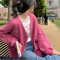 Japan 2022 - autumn 2022 new Waffger Sweater Design Sense Lazy Wind Rose Infrastructure