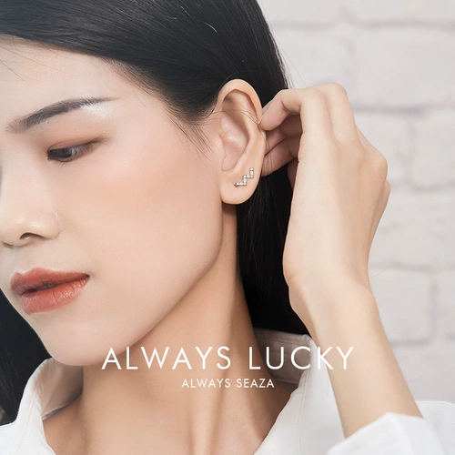 Платиновые серьги, модное ювелирное украшение на день Святого Валентина, платина 950 пробы