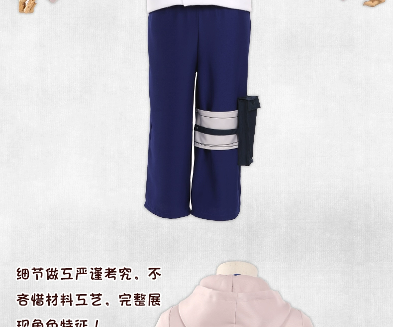 Naruto chính hãng Hyuga Hinata COS phù hợp với bộ hoàn chỉnh của Hinata vị thành niên chương cosplay quần áo bảo vệ trán quần áo dành cho nữ