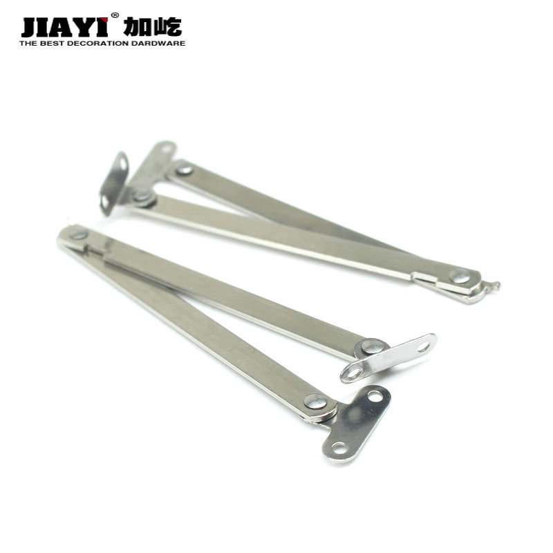 Two-fold cabinet door support telescopic rod, folding rod, furniture rod, movable support, flip-up door rod, 2 pieces per pair