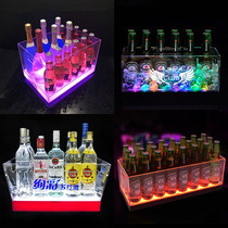 led glowing Champagne ice bucket bar KTV night ice grain bucket creative portable wine barrel beer barrel glowing ice tank