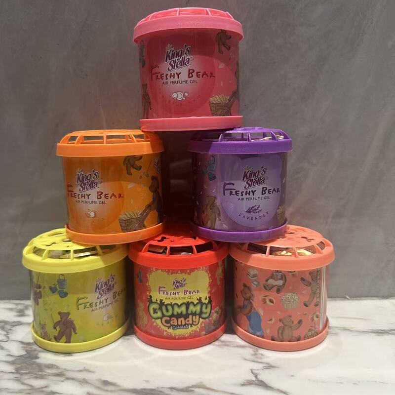 Candy Flavor! Thailand Kings Stella Car Air Freshener Gel 80g Candy Flavor! Thailand Kings Stella Car Air Freshener Gel 80g