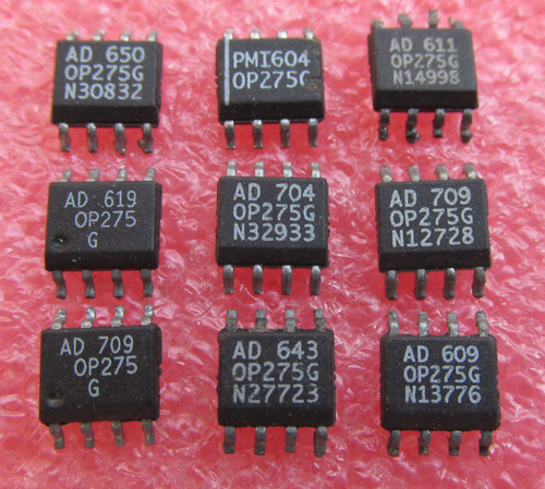 The patch dual op amplifier OP275 has the bile flavor of the fever grade op amplifier mellow, soft and smooth
