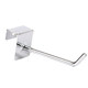 Yiwu Square Steel Hooks, Square Tube Shelf Hooks, Stainless Steel Color Straight Hooks, Market Stall Shelf Jewelry Hooks