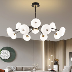 Living Room Chandelier, Modern, Simple, Elegant, Light Luxury, Nordic Lighting Fixtures, 2025 New Model, Bedroom, Dining Room, Study, Zhongshan Lighting Fixtures