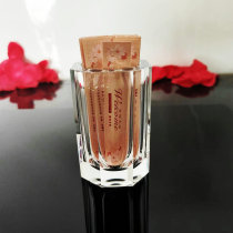 Exquisite transparent crystal glass toothpick box storage jar fashionable toothpick holder practical for restaurant and home