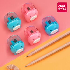 得力多功能全自动转笔刀