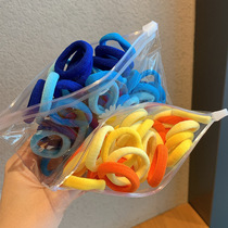 Head rope women cute simple ins Wind small rubber band women tie hair high elastic durable hair rope temperament Net red Hairband