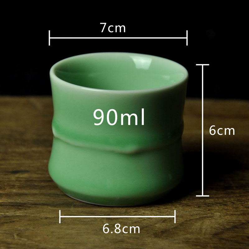 Porcelain rhyme together scene corrugated ceramic appearance with a cup of multi - color single CPU Japanese celadon noggin contracted ultimately responds cup
