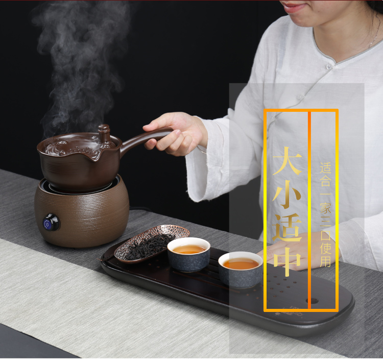 Poly real scene side boil household ceramics pu white tea boiled tea machine electricity TaoLu boil kettle coarse some ceramic pot to boil the teapot