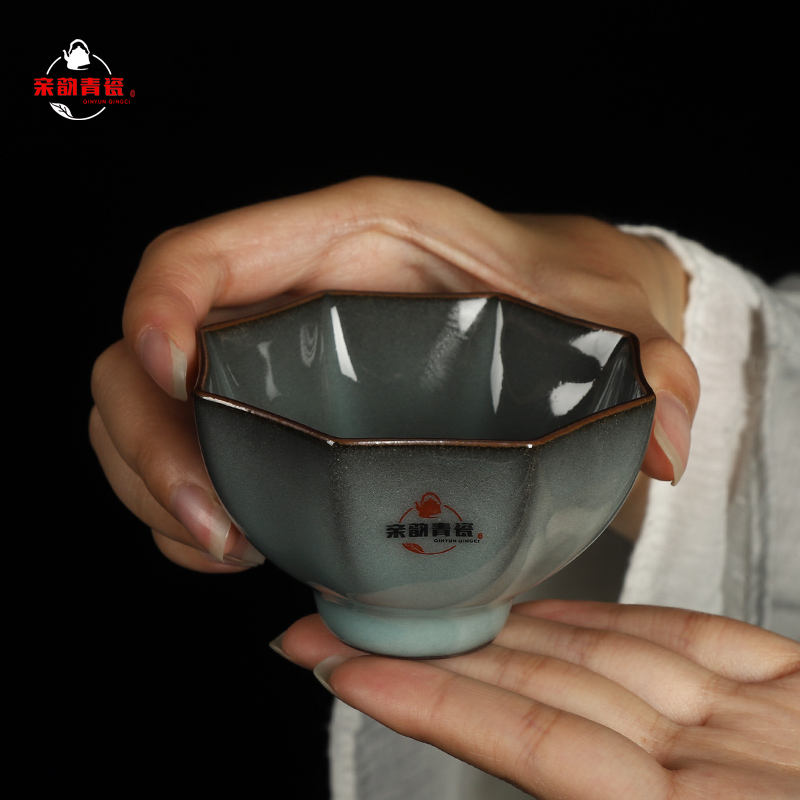 Poly real king brother celadon up tire iron kunfu tea cups sample tea cup checking ceramic masters cup single cup tea cup
