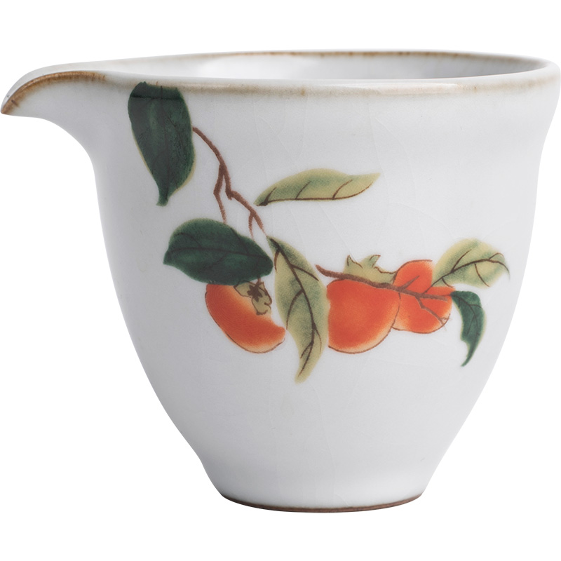 Gather your up ceramic fair keller JingYue white household large capacity and cup teapot kung fu tea tea accessories of the big points